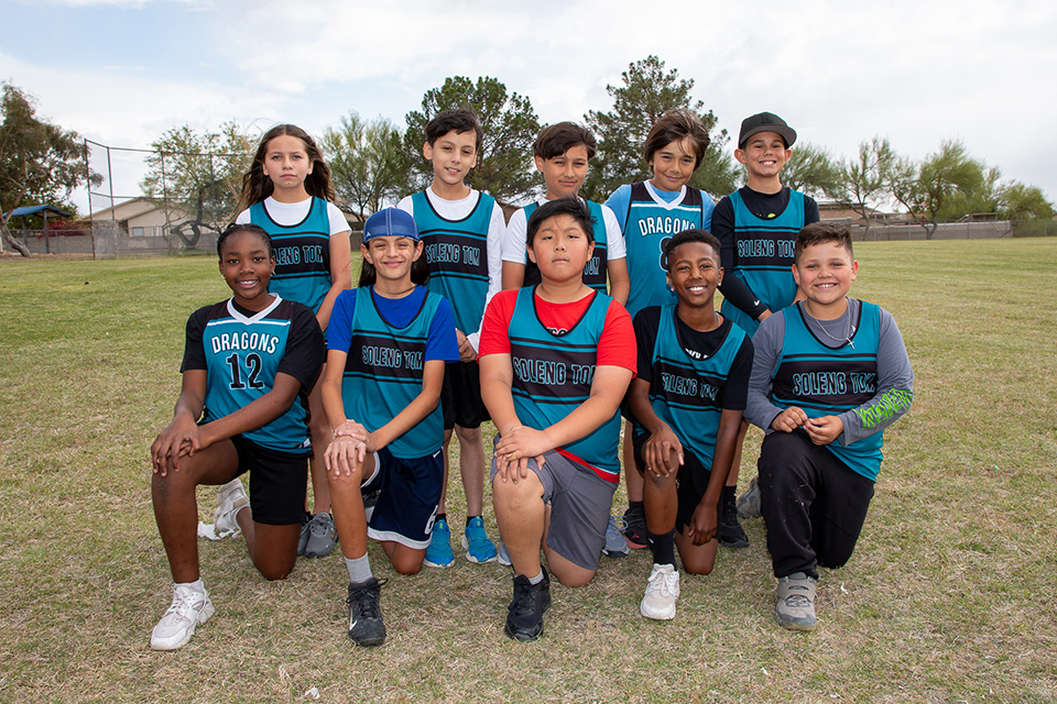 Soleng Tom kickball team photo